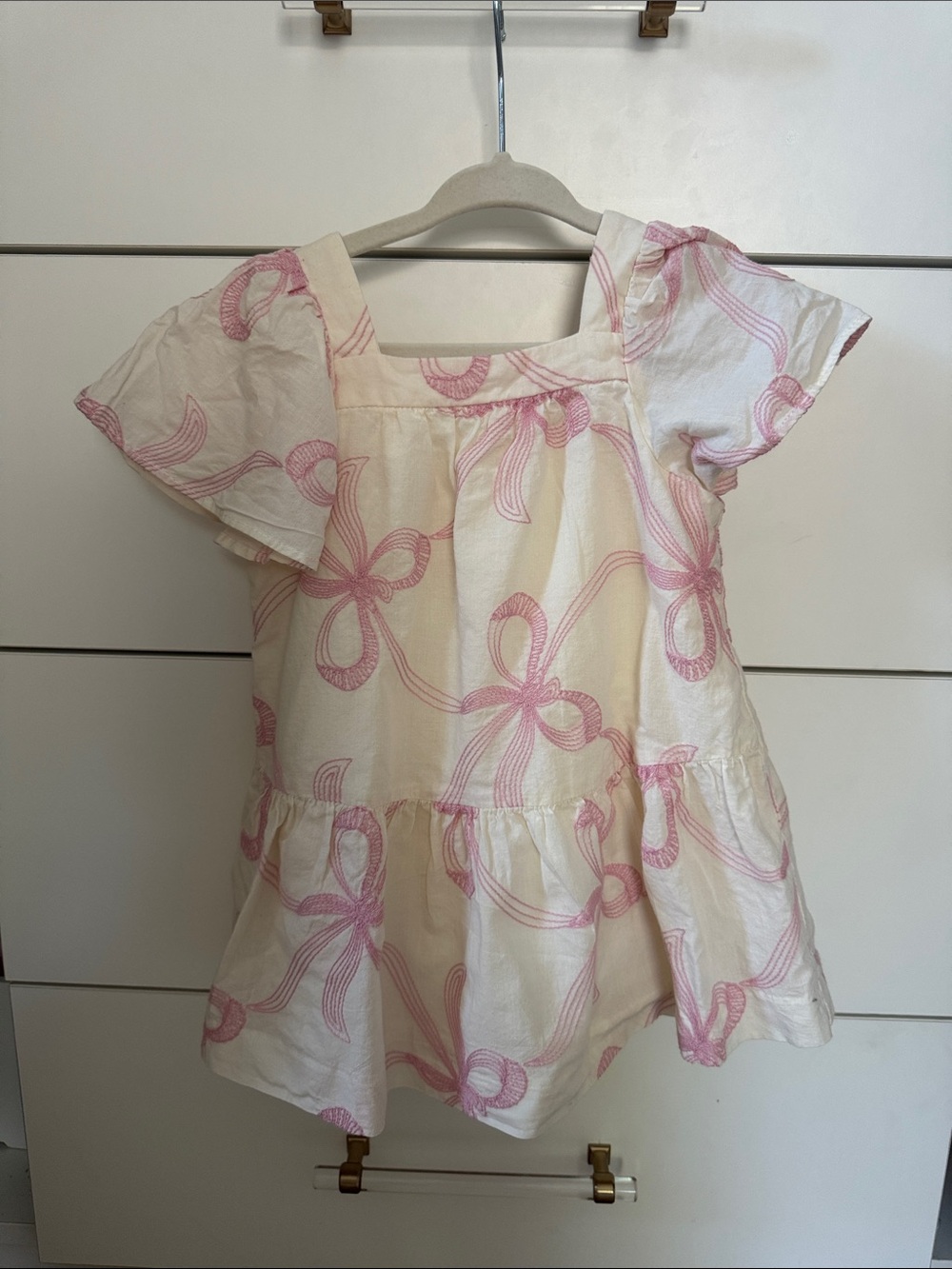 Zara dress with Pink Bow Print
